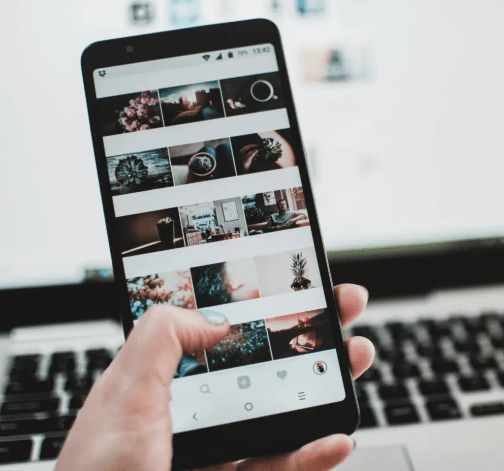 profil professionnel sur Instagram